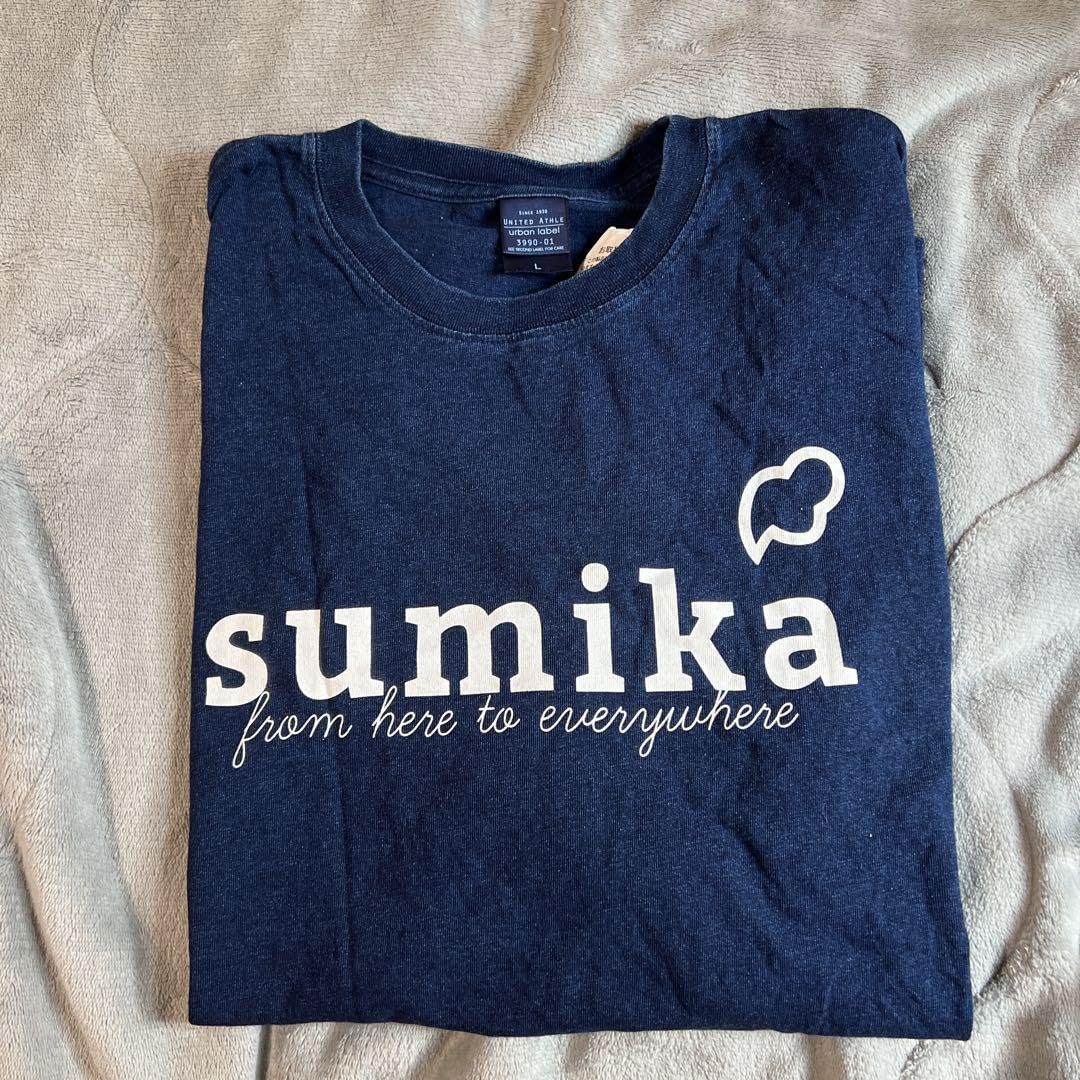 Amazon.co.jp: sumika インディゴ ロゴT スミカ バンドT 紺色 ネイビー